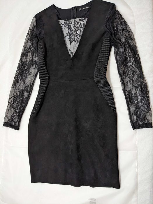 Rochie neagră elegantă ZARA, mărimea M, noua