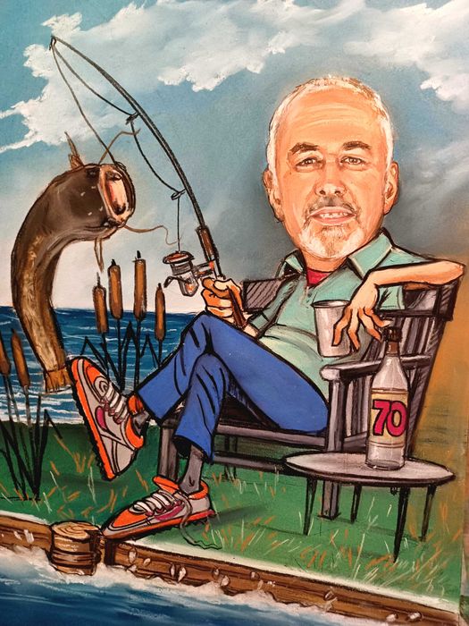 Ръчно рисувани карикатури по снимка