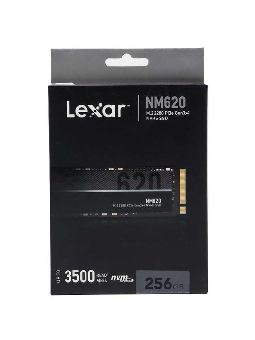 - Твердотельный накопитель SSD M.2 256GB Lexar NM620 NVMe PCIe