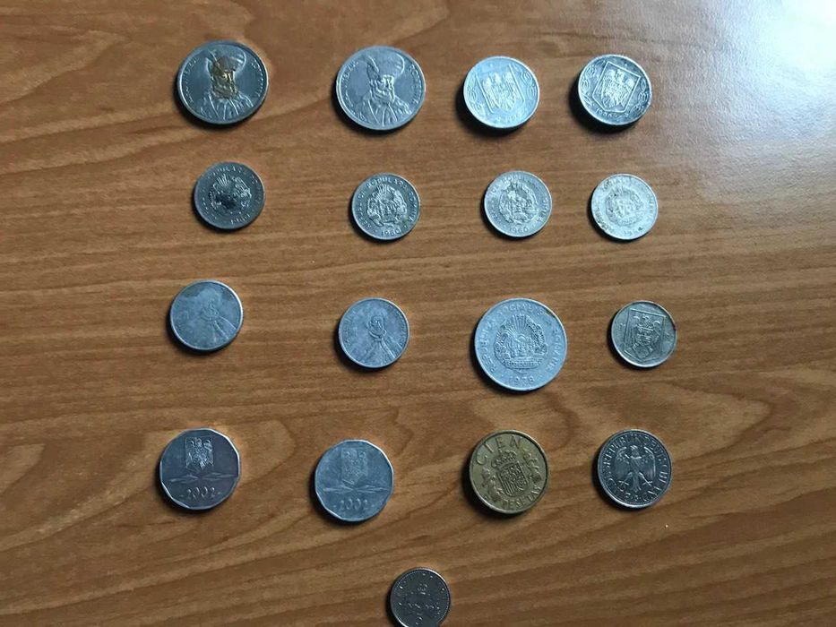 Lot monezi Romanesti - Straine. Cititi cu atent descrierea.