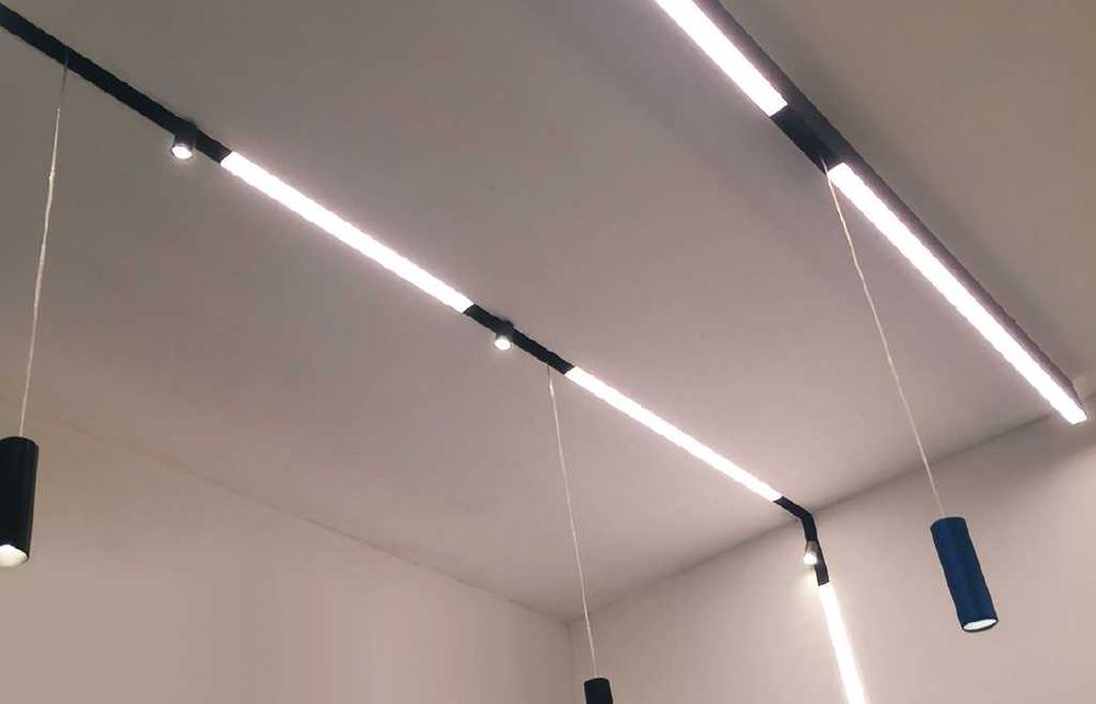 Спот рассеивающий линейный, светильник для трека