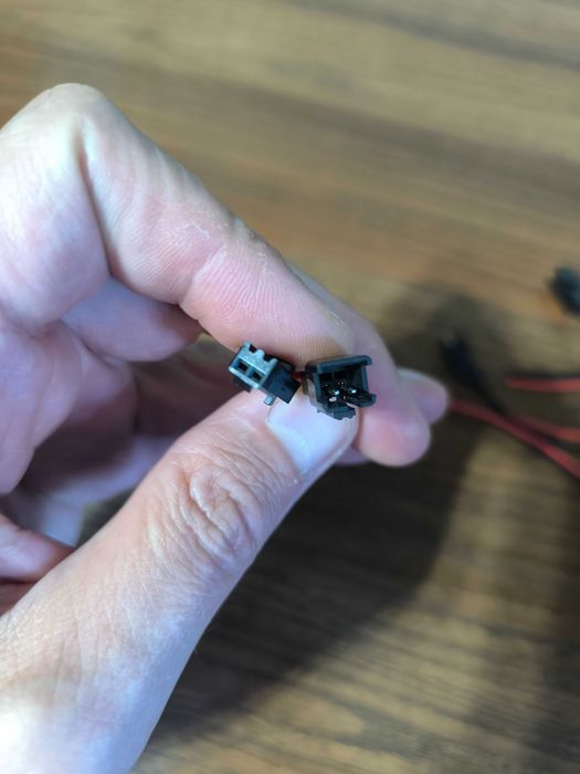 Разъем 2 х контактный, мама/папа