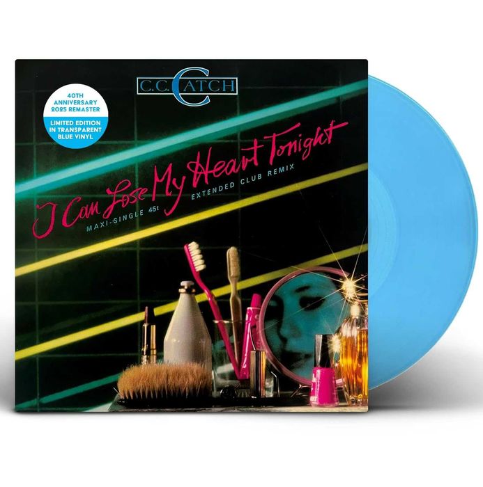C. C. CATCH - I Can Lose My Heart Tonight 2025 REMASTER 12" Blue Vinyl