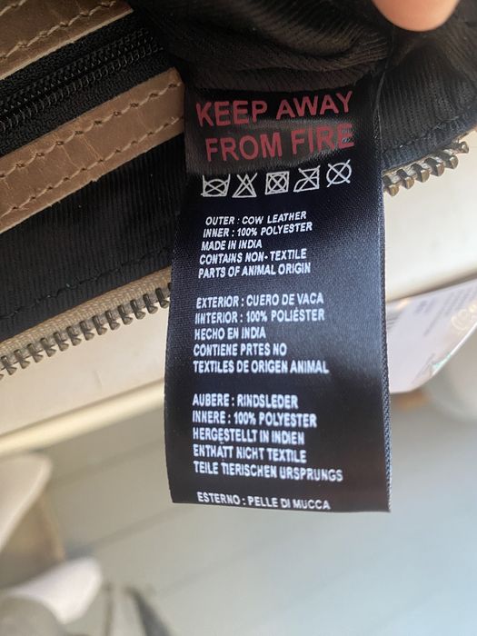 urban outfitters  geanta din piele maro