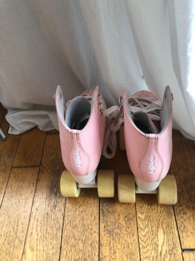 Децки розови кънки