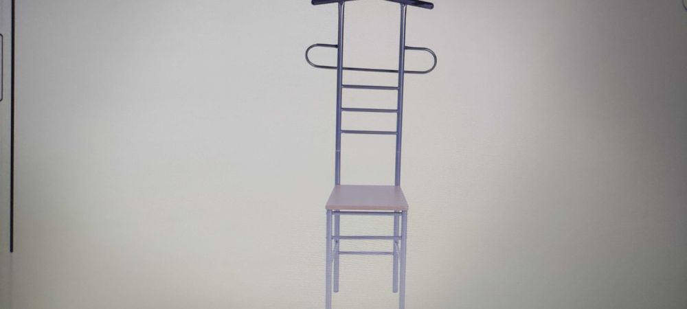 Универсални  столове, за сядане и дрехи 2 бр, метал