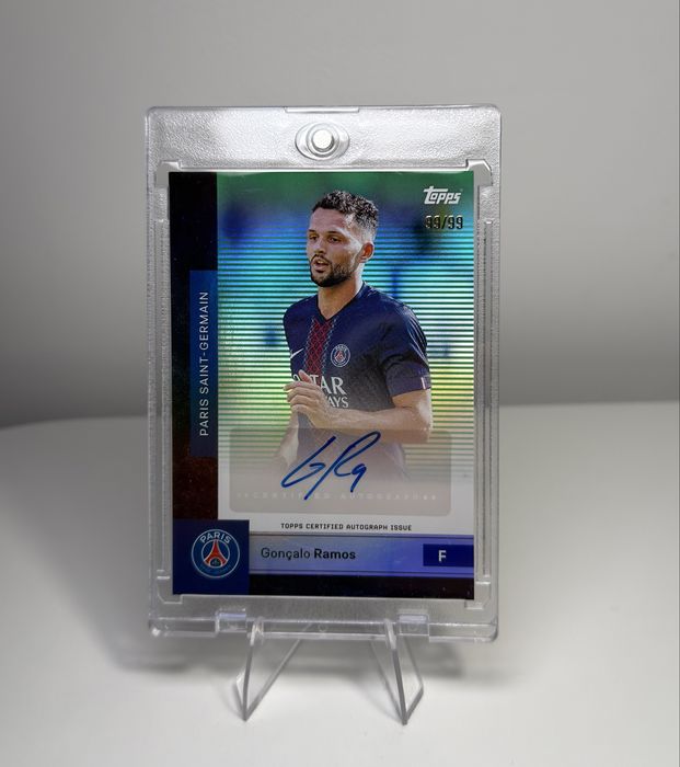 Gocalo Ramos Autograpgh Card PSG 99 din 99