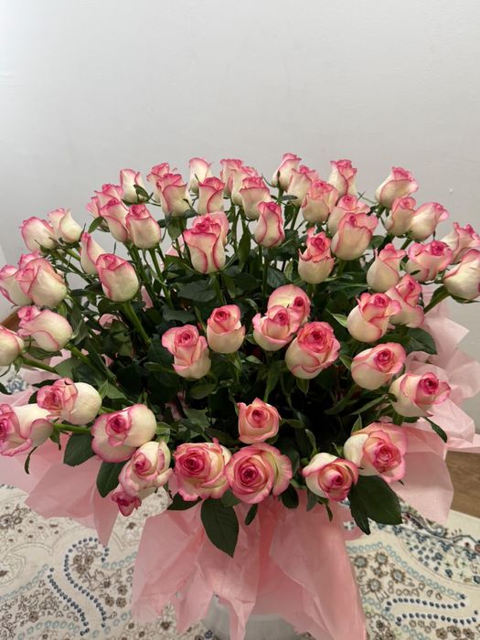 Цветы, роза розовые