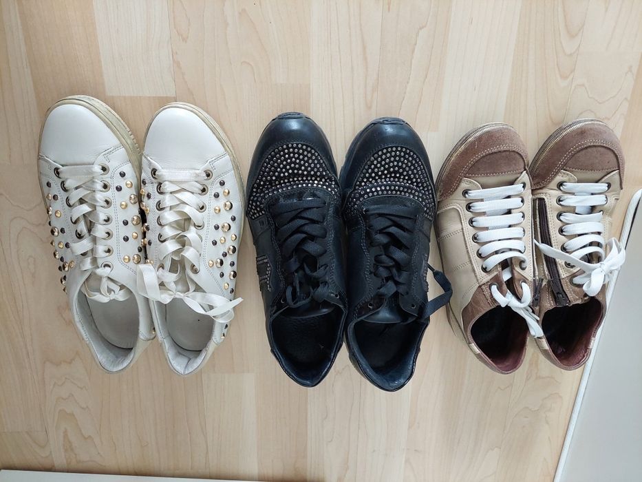 Обувки Ferre , Galliano , Bikkembergs 38 номер