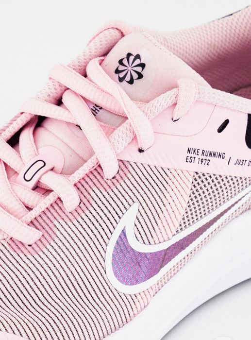 Nike - Олекотени обувки за фитнес Downshifter 12, Черен, Пастелнорозов