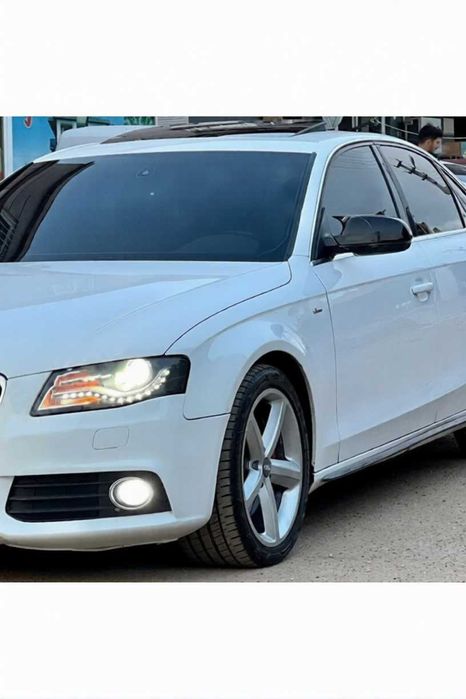 Set Capace Oglinzi Oglinda Batman Audi A4 B8 2009-2015, M Style, Negru Lucios