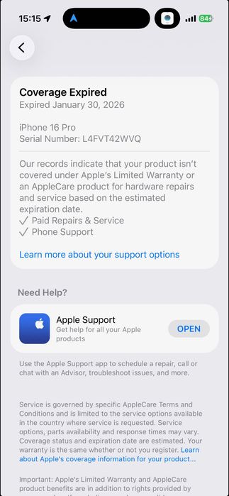 iPhone 16 PRO 128GB BLACK