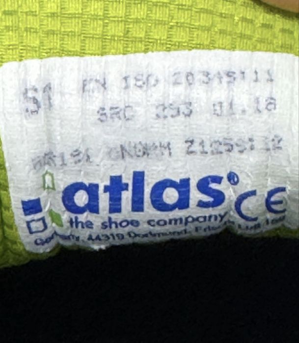 Мъжки обувки с метално бомбе ATLAS. Номер 43