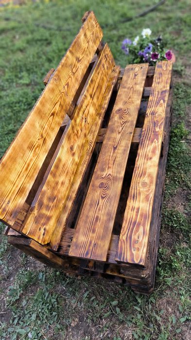 Лавочки из поддонов