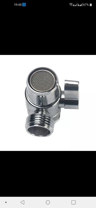 Adaptor bideu metalic