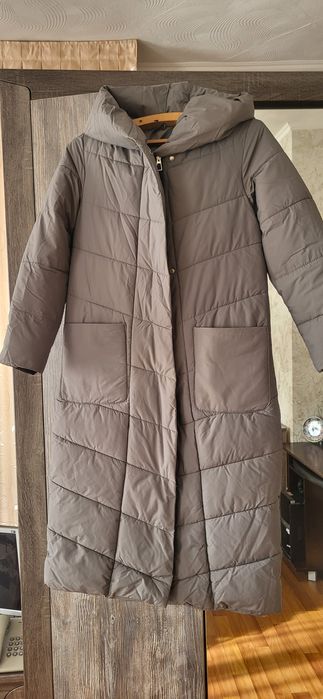 Пуховик длинный размер 44