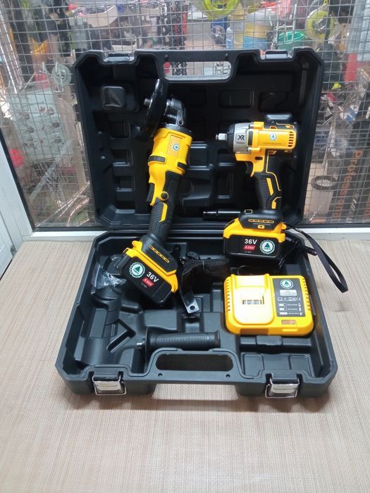 Акумулаторен Гайковерт и Углошлаиф 36w 8ah