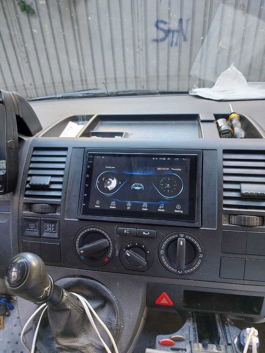 Navigatie Android Transporter Passat Sharan Golf Waze