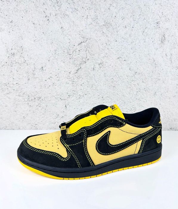 Jordan 1 Retro Low OG Quai 54 Black Tour Yellow Red