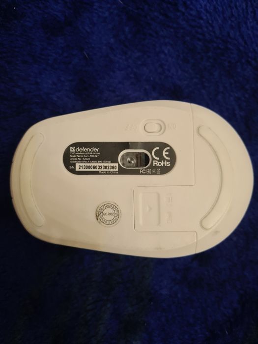 Мышка беспроводная дефендер