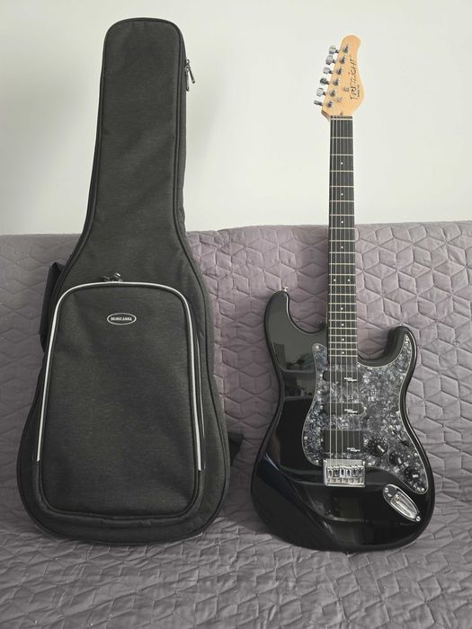 Chitară electrică FRETLIGHT FG-621 cu sistem de învățare LED tastieră