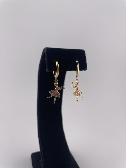 Серьги золотые 750 пробы