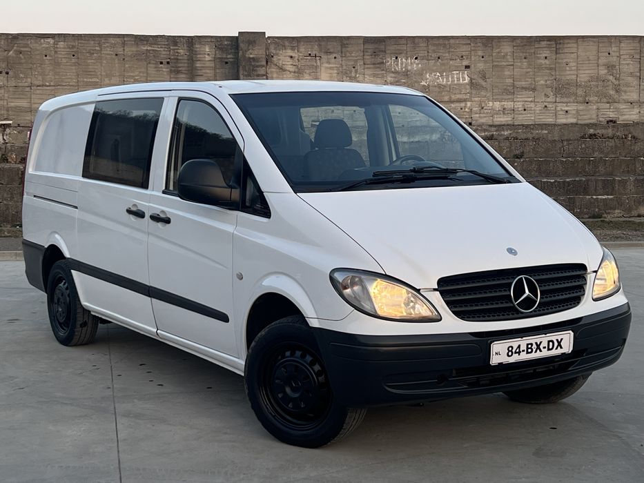 Mercedes-Benz Vito / Lung / AC / Dubla-cabina / Usi duble spate