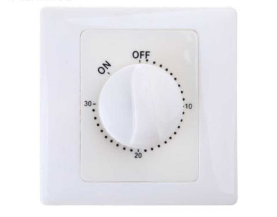 Стенен таймер ключ за вентилатор, таймер за лампа, таймер за баня