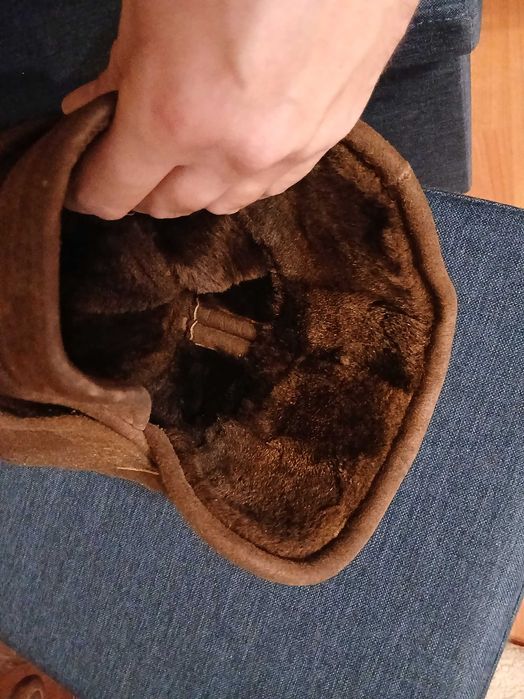 Pachet caciuli blana/piele naturala