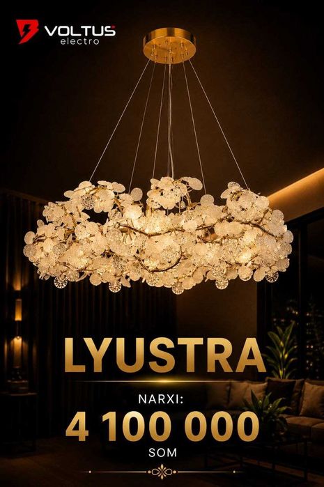 Premium kristalli osma lyustra