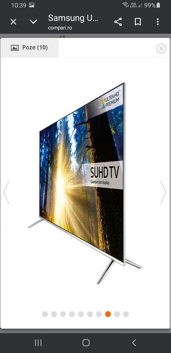 QLED Smart  Samsung 4K UHD 60 KS 7002 Dg 155