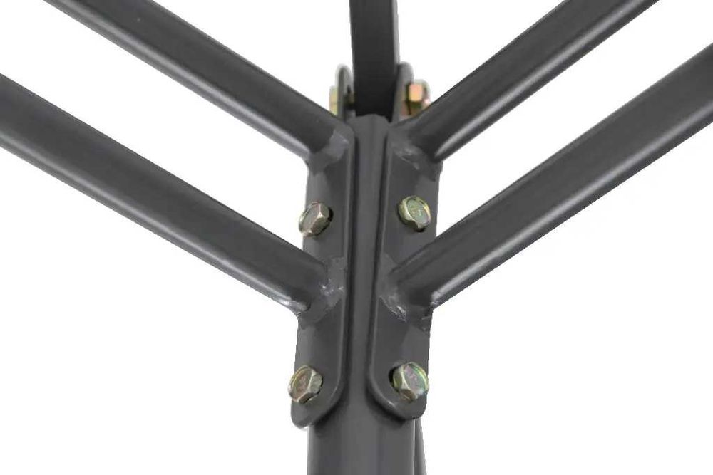 Pavilion CORT Umbrela Cadru Metal Gradina Curte Evenimente GRI Pereti