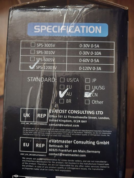 Vavd suta de laborator, sursa de alimentare  0-120v  0-60v. 0-30v