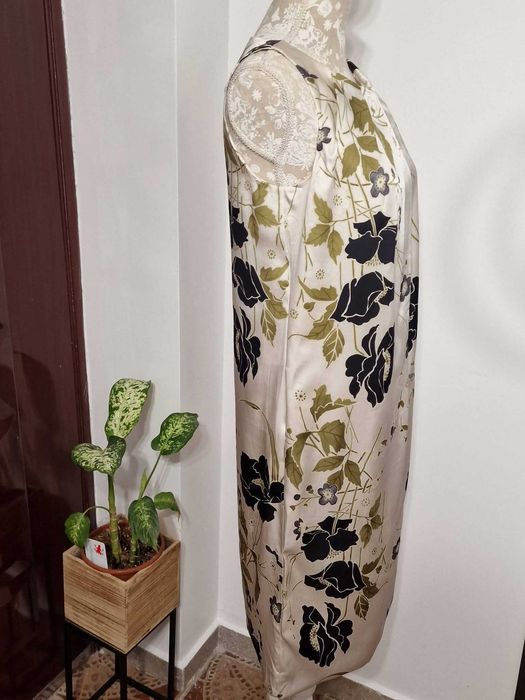 Rochie matase naturala MaxMara - mas M - 320 lei