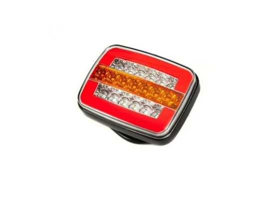SET Lampa LED cu semnalizare dinamica 4 functii 24V auto remorca camion