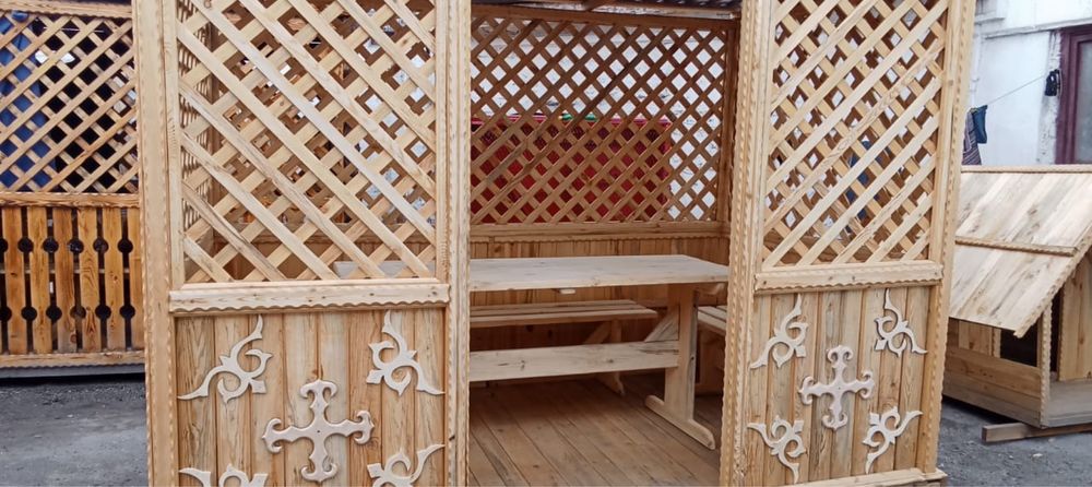 Продажа деревянной беседки