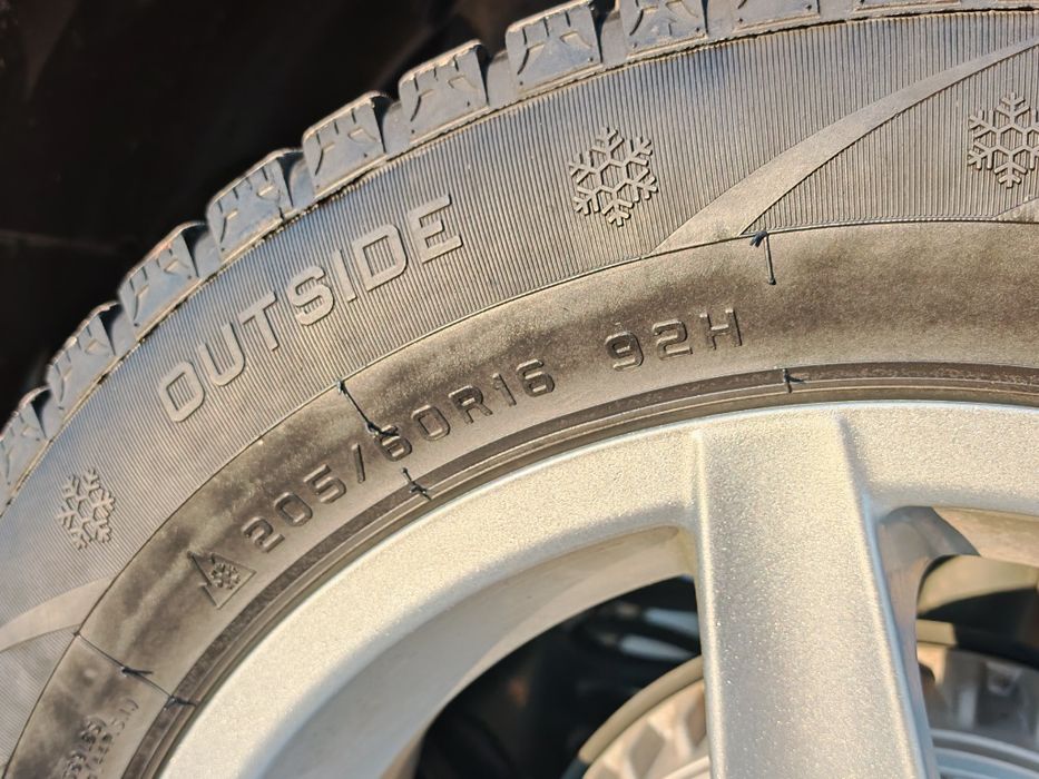 Джанти със зимни гуми 16"