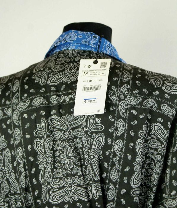 Sacou tip kimono ZARA bandana print, mărimea M – purtat foarte puțin