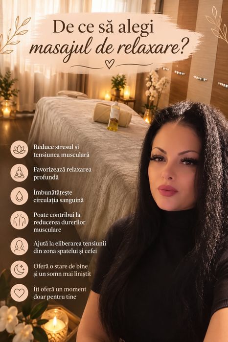 Masaj de relaxare EXCLUSIV DOAMNELOR !!!