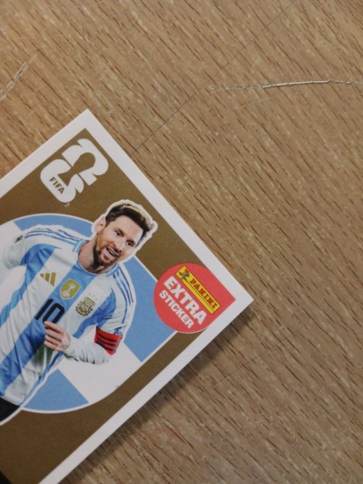 Extra sticker Messi 2026 Gold