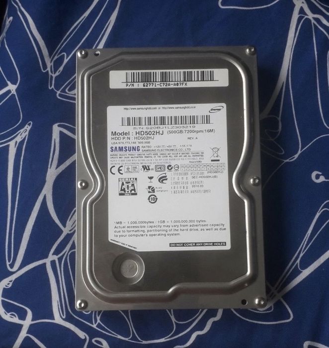 HardDisk samsung spinpoint HD502hj