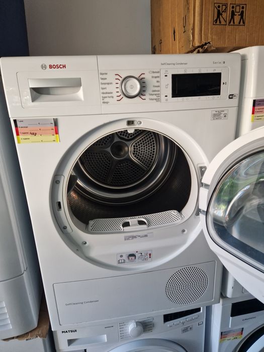 Сушилня Bosch Serie 8 A+++ Wi Fi 9 кг