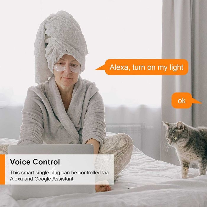 ANTELA Smart Plug 16A 3680 Watt с мониторинг на захранването - 4 бр.