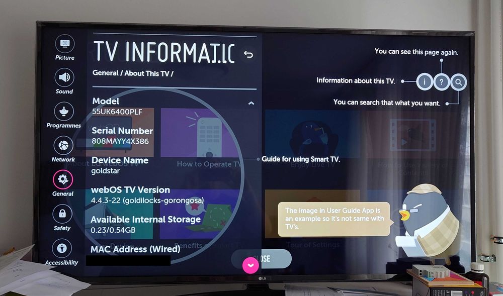 Smart TV LCD LED LG 55UK6400PLF 139cm