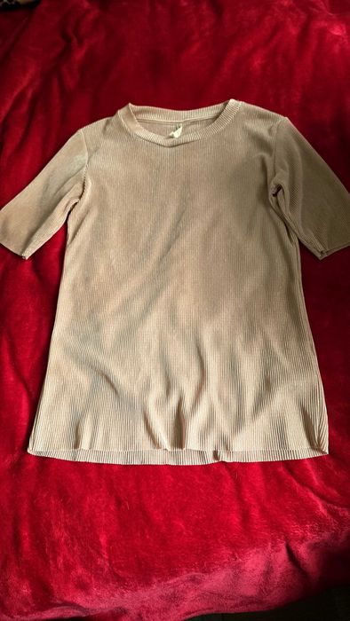 Tricou elegant, foarte subțire, culoare piersică