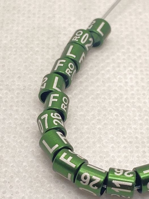 Inele pentru canari si pasari exotice 2026 verzi