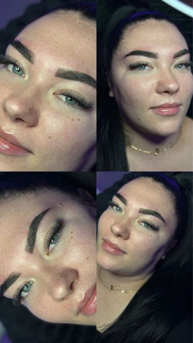 Cosmetica, gene fir cu fir, stilizare sprancene, makeup, laminare