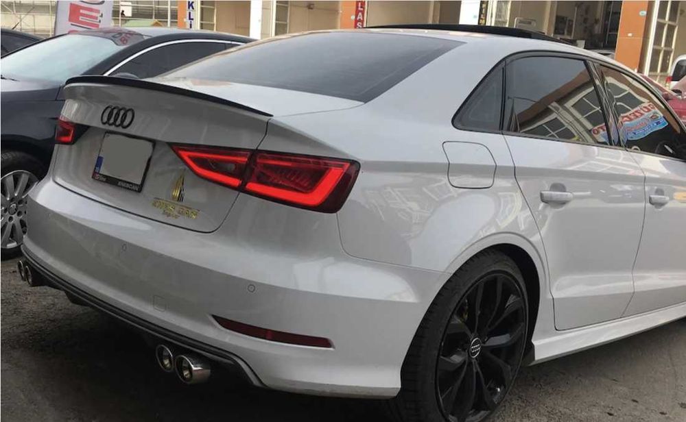 Лип заден спойлер BMW F30 G20 F10 Mercedes W205 W212 Passat Jetta A3 Octavia Superb