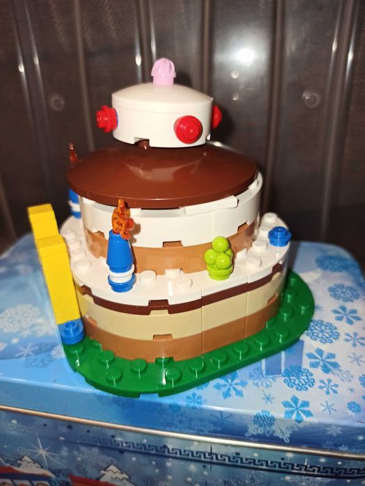 Лего (lego 40153) Торт на день рождения