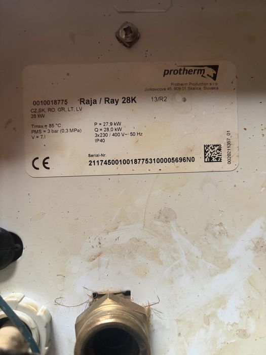 Centrală electrică Protherm Raja / Ray 28 kW